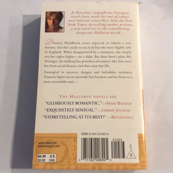 ⭐️5 for $15⭐️ A Most Unsuitable Man by Jo Beverley | Book - Picture 2 of 2